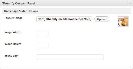 slider option