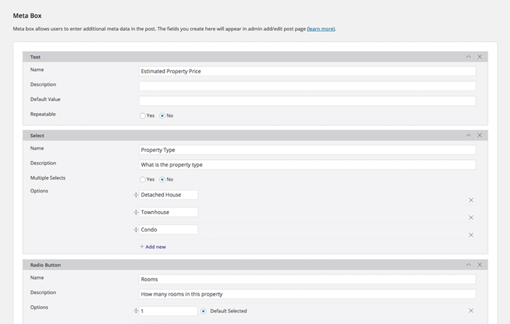 Meta Box Builder