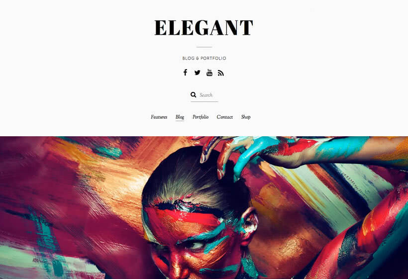 best digital agency website template: Elegant wordpress theme