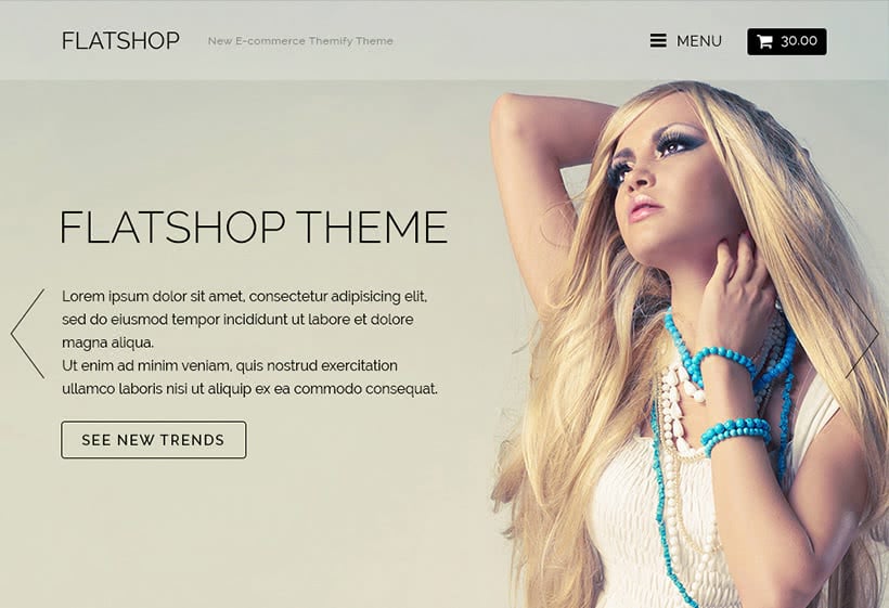Flatshop - WordPress WooCommerce Theme 