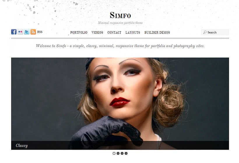 Simfo - minimal WordPress Theme Simfo - minimal WordPress Theme