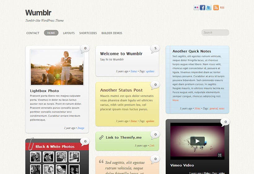 Themify Wumblr WordPress Theme