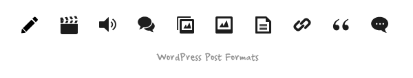 Post format icons