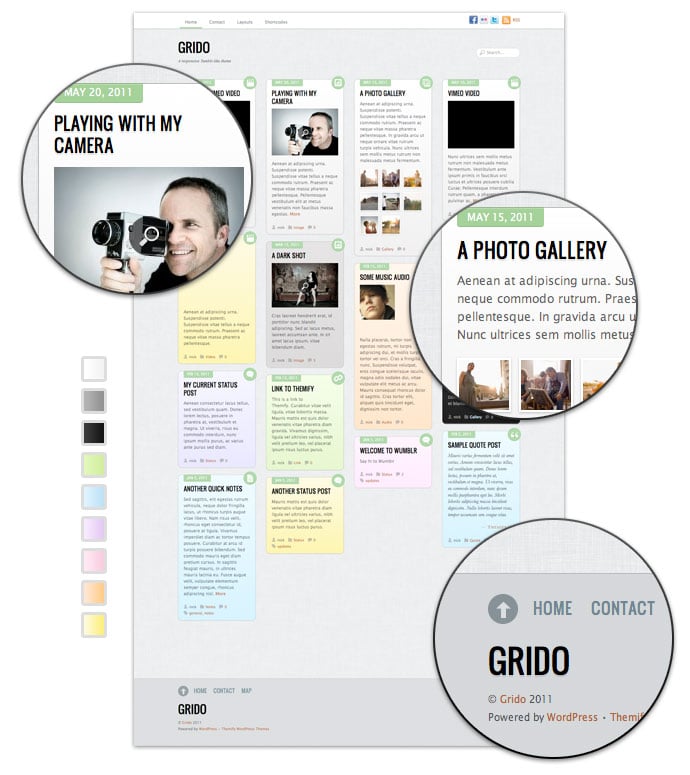 Grido: A Responsive Tumblr-Like Theme