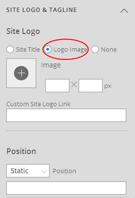 How to add your own site logo on your site