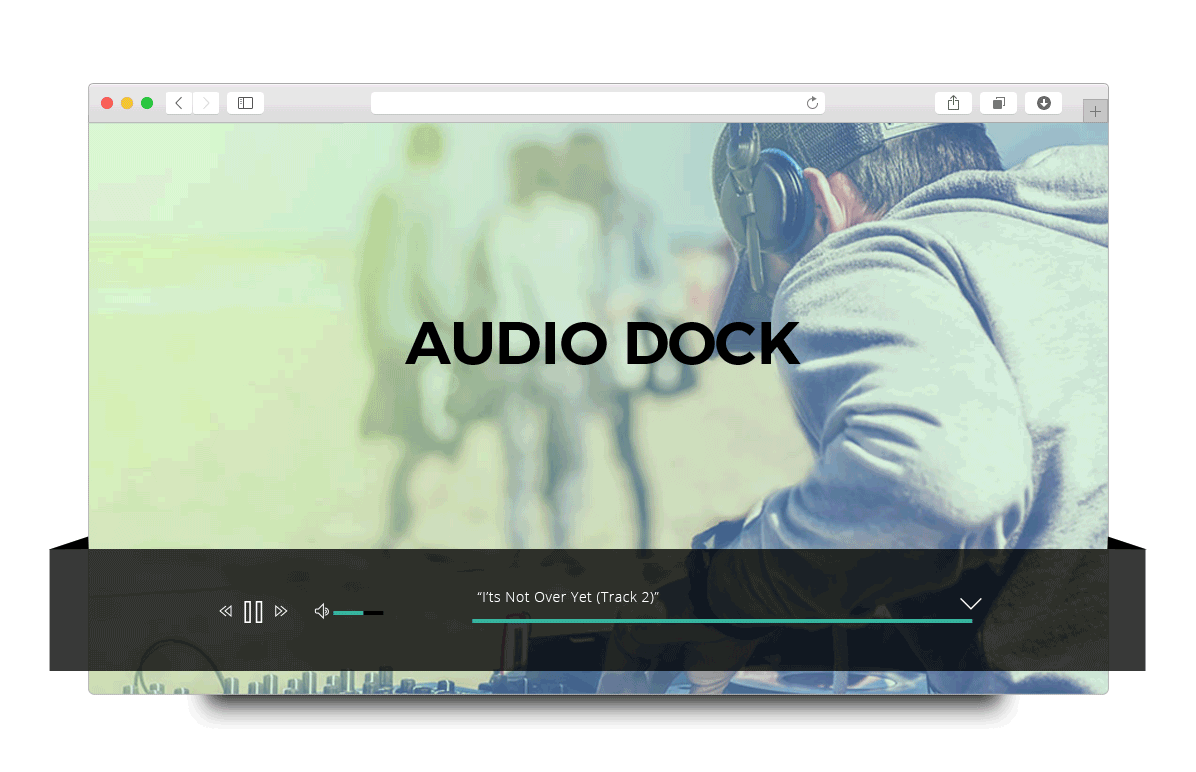 themify audio dock plugin image