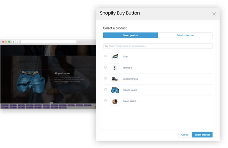 Shopify Buy Button plugin