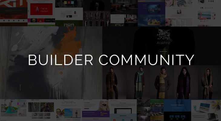 Builder Community Layouts page