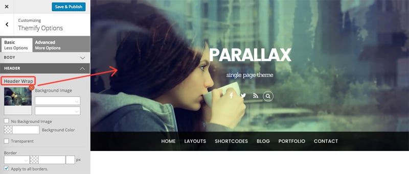 themify parallax wordpress theme