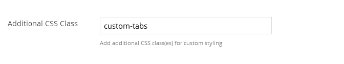custom tab class screenshot