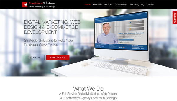 homepage of simplified solutions