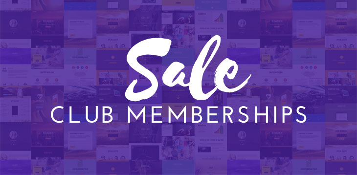 January Club Membership Sale