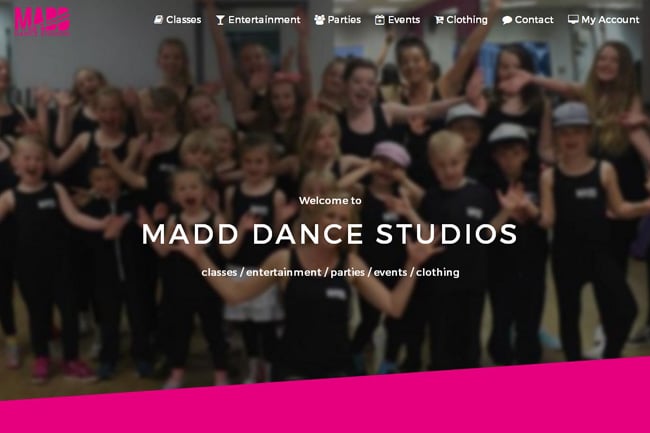 MADD Dance Studio Screenshot