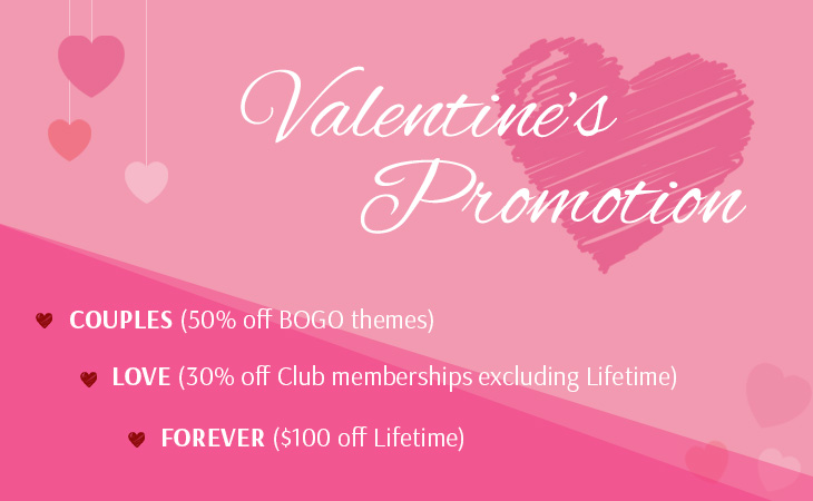 Valentines Day promotion