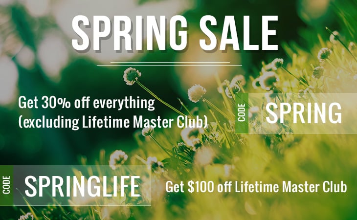 30% OFF Spring Sale