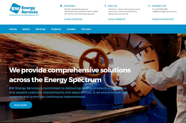 BW Energy Services screenshot