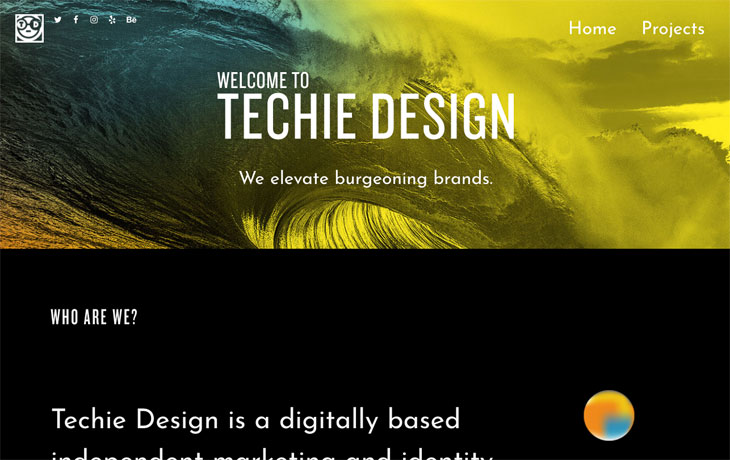 techie design Screenshot