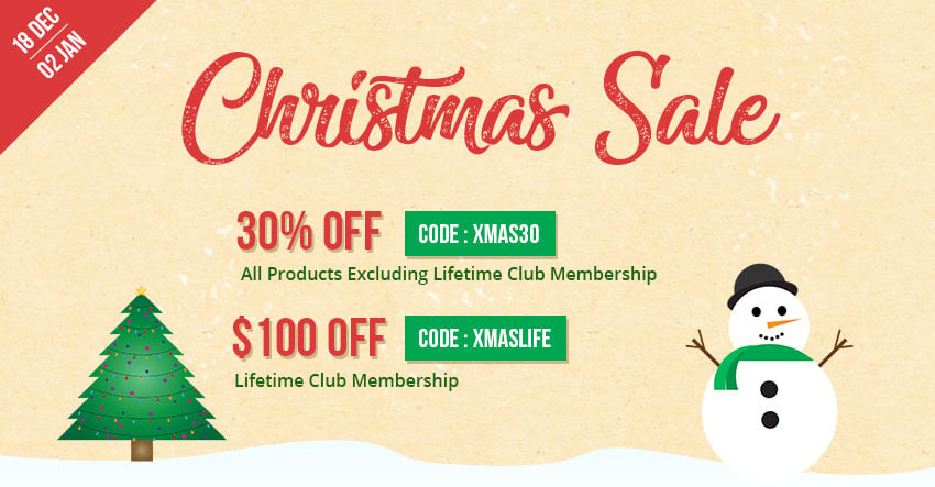 Merry Christmas & Have a Happy 30% Off!