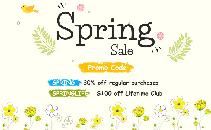 Spring Sale 2018