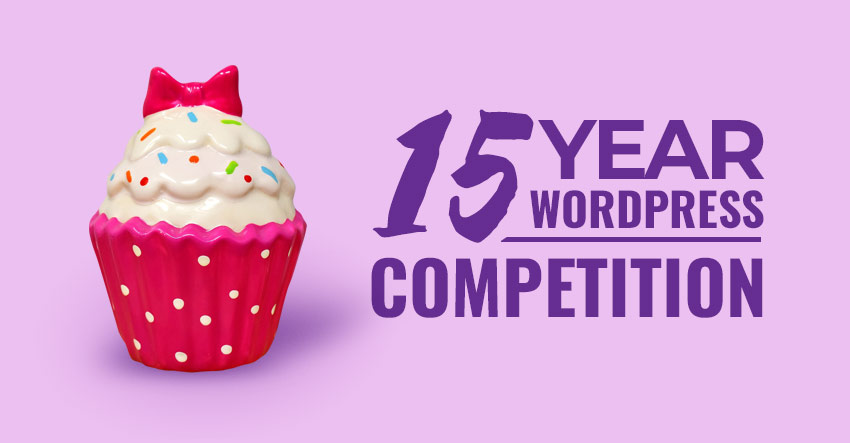 WordPress 15 Year Birthday Competition image