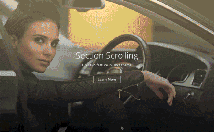 New Parallax Section Scrolling Feature for Ultra & Fullpane!