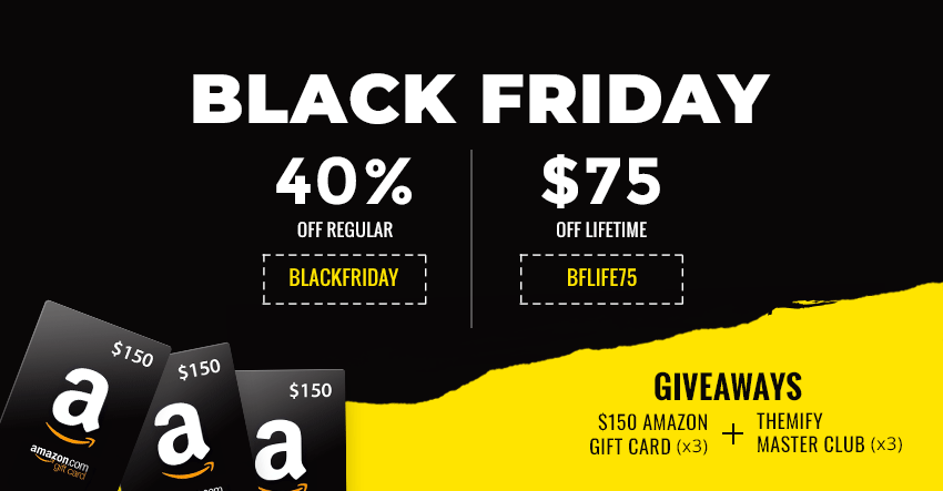 Black Friday 2018 Giveaway & Sale! FREE $150 Amazon Gift Card + Master Club