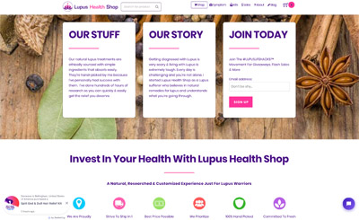 Lupus Health Shop screenshot