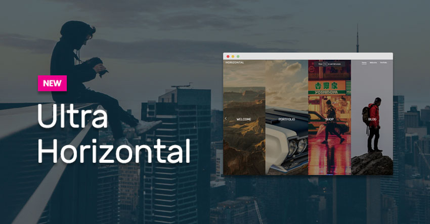 New! Ultra Horizontal Skin for City & Travel Photography Bloggers