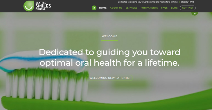 Themify Customer Story WordPress Theme Brett Hallonquist Seattle Smiles Dental