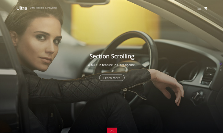 Themify Ultra Section Scrolling Premium WordPress Theme