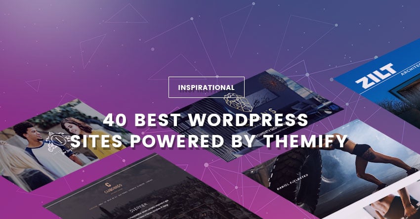 40 Best WordPress Sites (2019) by Themify 