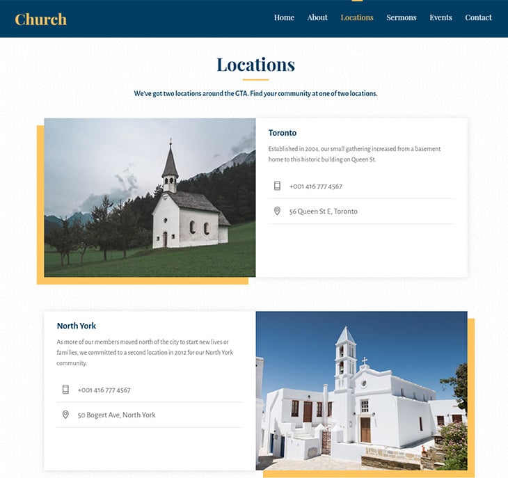 Themify Ultra Church Skin WordPress Church Themes