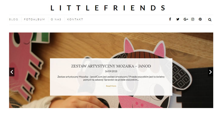 Little Friends Lifestyle Blog Themify screenshot