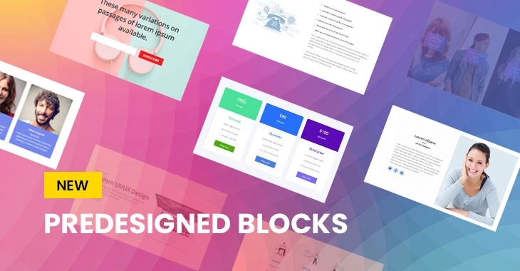 Themify WordPress Themes New Feature Predesigned Blocks