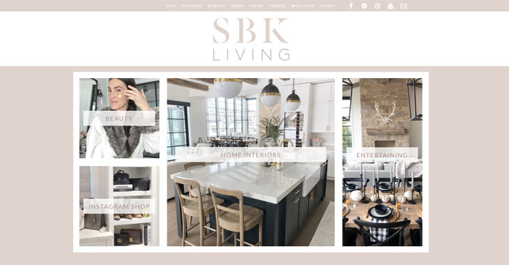 SKB Living Themify Lifestyle Blog screenshot