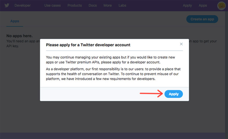 Themify Documentation Twitter Setting Up API