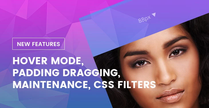 Themify WordPress New Builder Features Hover Mode Padding Margin Dragging CSS Filters