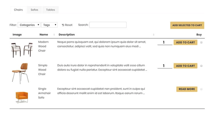 WordPress Tutorial How to Use a WooCommerce Product Table to Increase Sales with Themify Ultra 