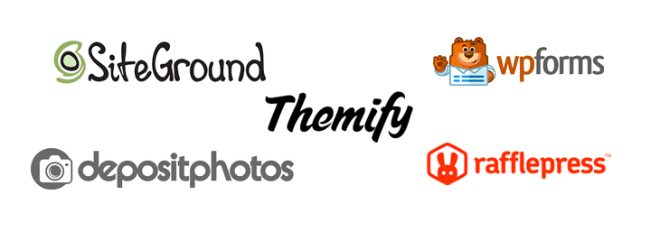 Themify WordPress Giveaway Sponsors Logos