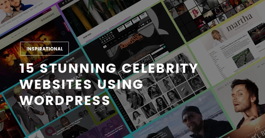 15 Stunning Celebrity Websites Using WordPress