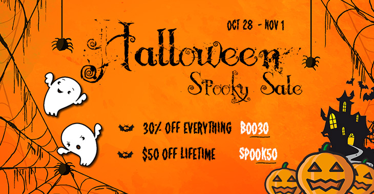 Themify Halloween Sale 2019 WordPress Theme Sale