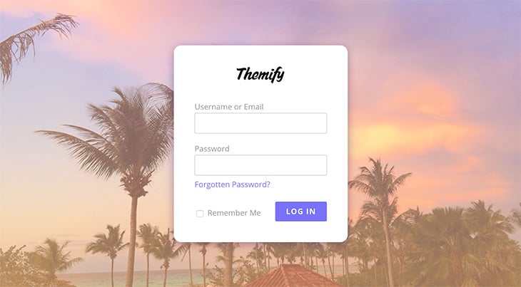 Themify WordPress Tutorial How To Design A Custom Login Page