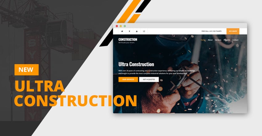 Themify Ultra Construction Skin WordPress Construction Theme