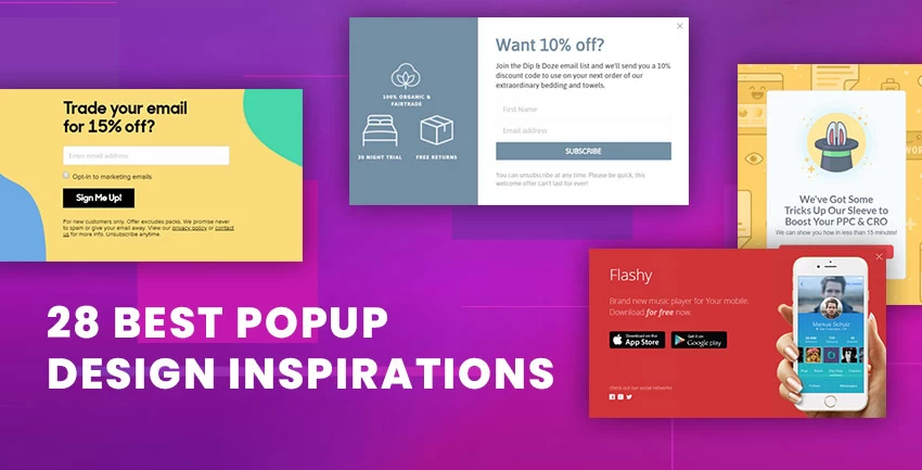 25+ Pro Popup Design Examples [+Nice Templates]