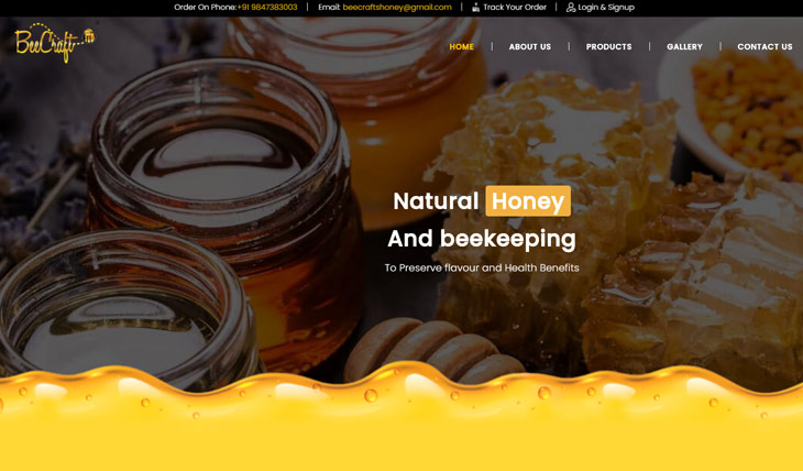 Beecraft Honey and Spices Themify Shoppe Theme