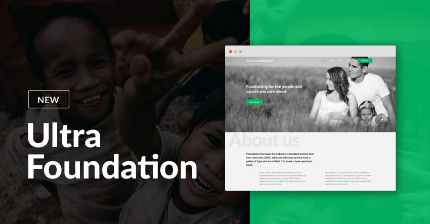 New! Ultra Foundation for Non-Profit and Charitable Organizations