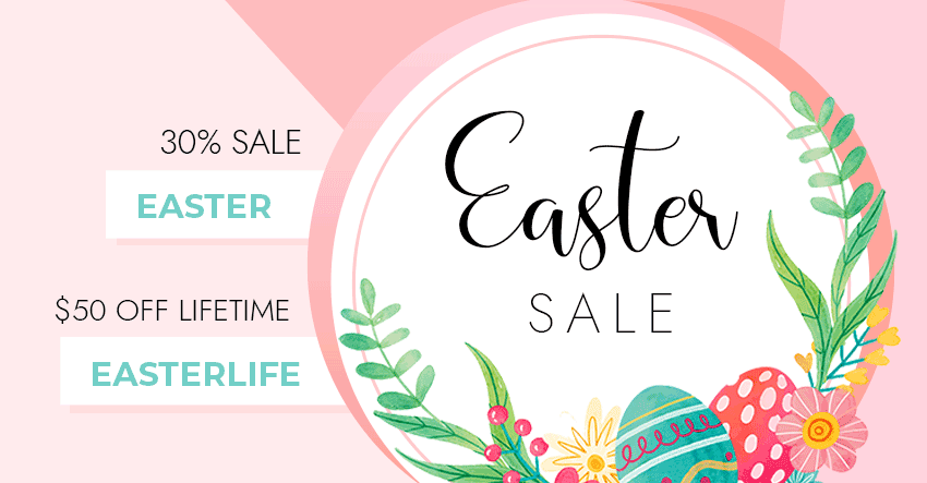 Happy Easter Sale 2021 • Themify