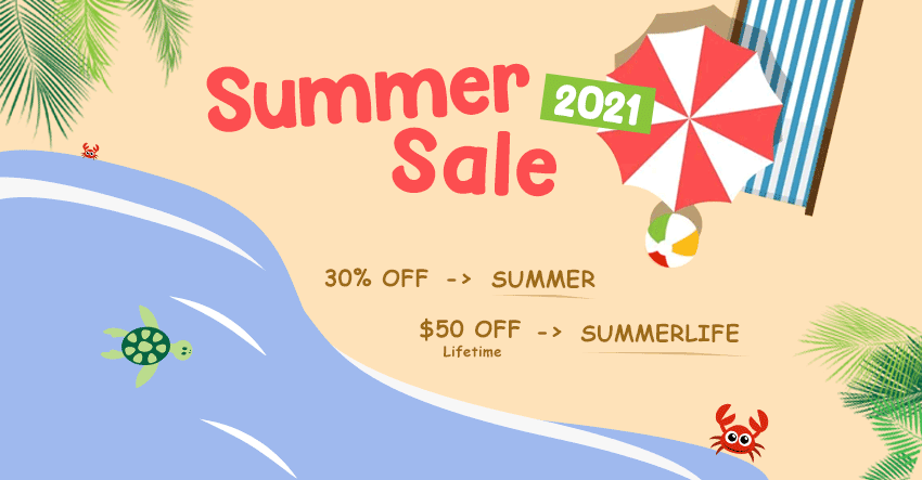 Summer Sale 2021 • Themify