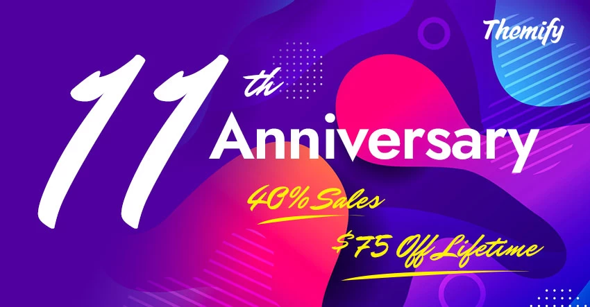 11th Anniversary Sale