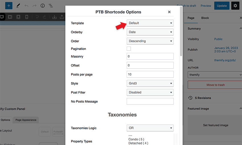 PTB Additional Archive Templates